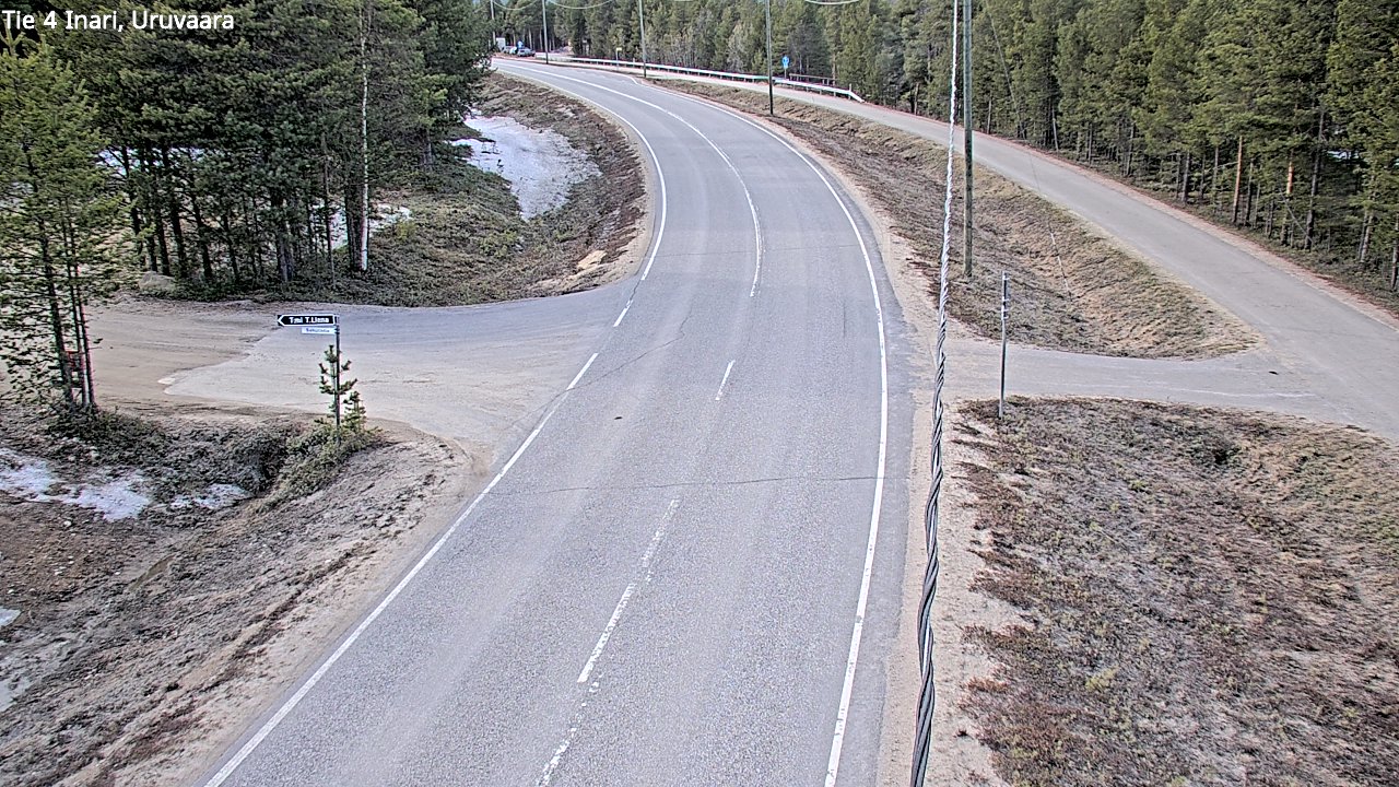 Weather Camera Image Road 4 Inari, Uruvaara, Inari, Lappi