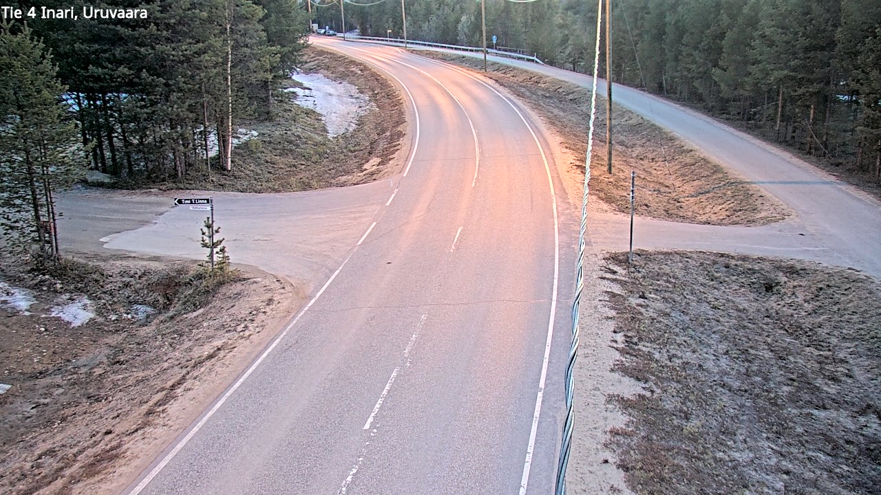 Weather Camera Image Road 4 Inari, Uruvaara, Inari, Lappi