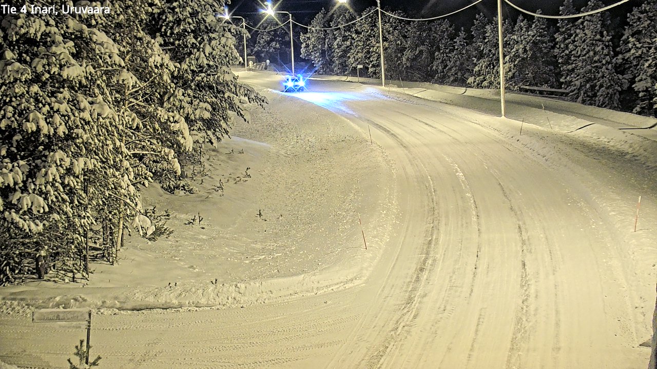 Weather Camera Image Road 4 Inari, Uruvaara, Inari, Lappi