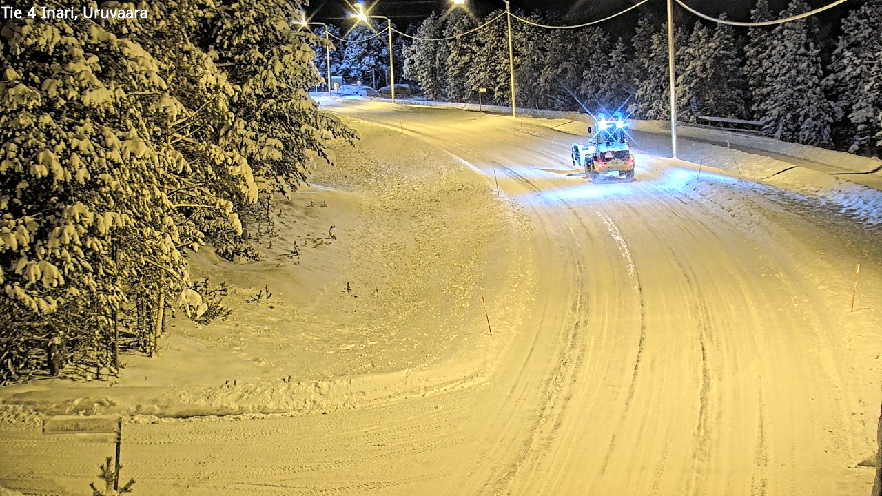 Weather Camera Image Road 4 Inari, Uruvaara, Inari, Lappi