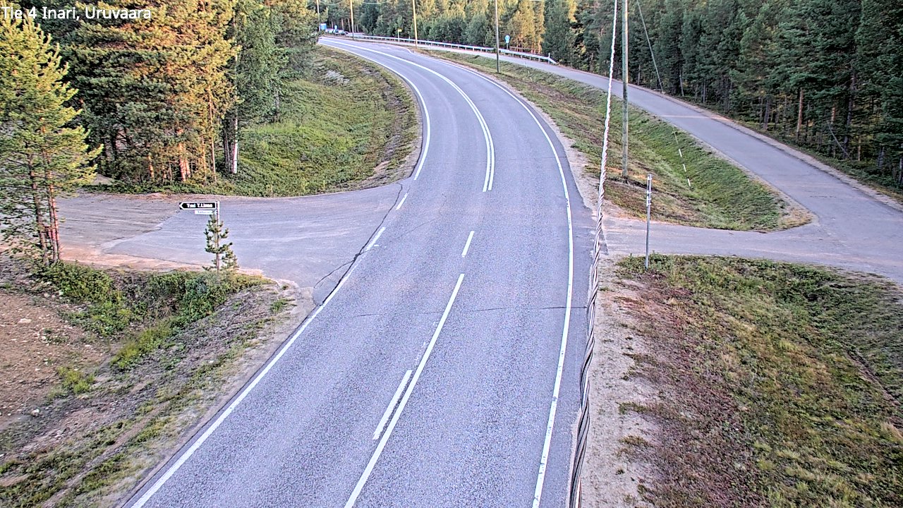 Weather Camera Image Road 4 Inari, Uruvaara, Inari, Lappi