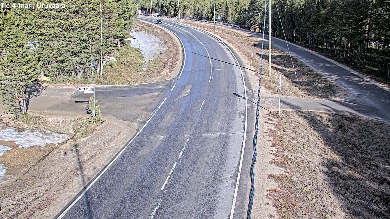 Weather Camera Image Road 4 Inari, Uruvaara, Inari, Lappi