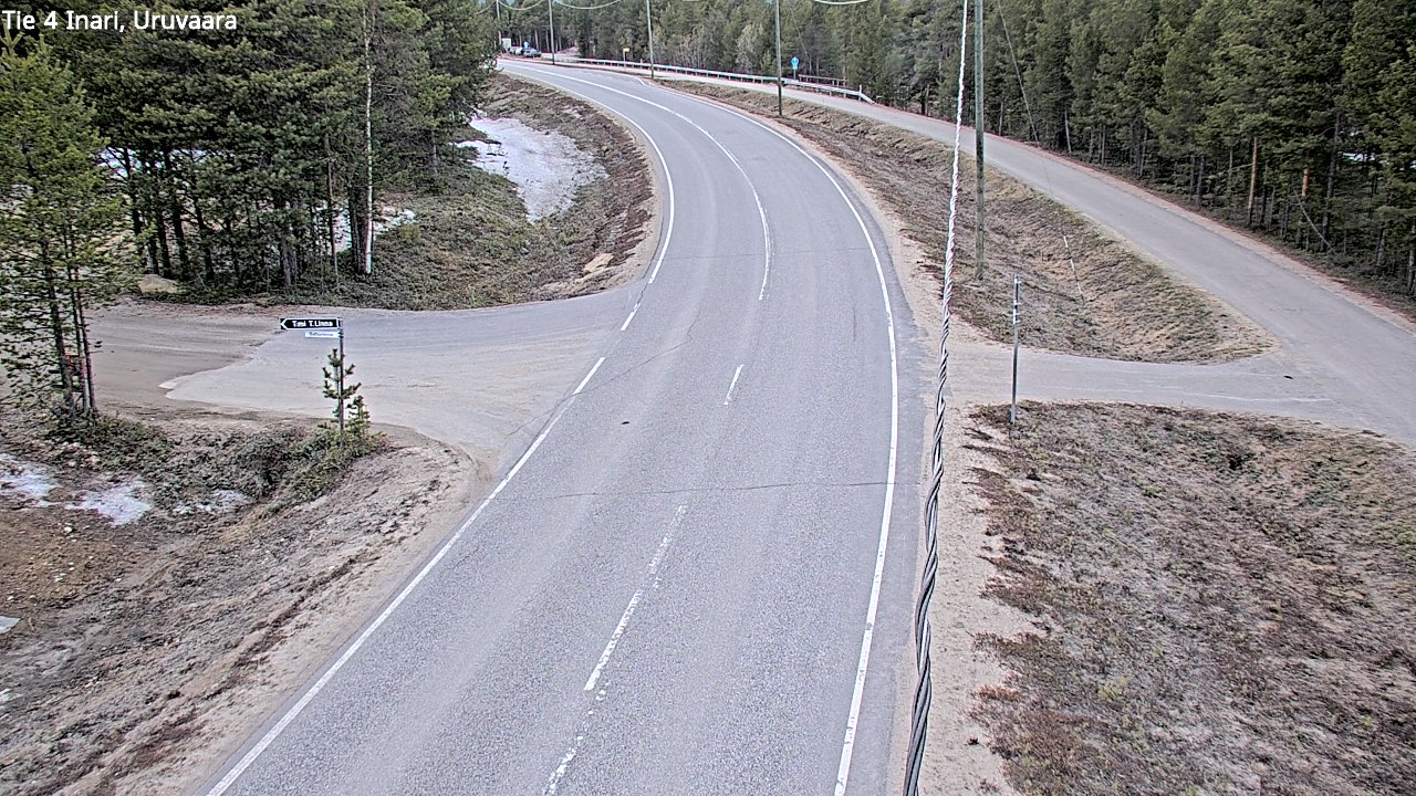 Weather Camera Image Road 4 Inari, Uruvaara, Inari, Lappi