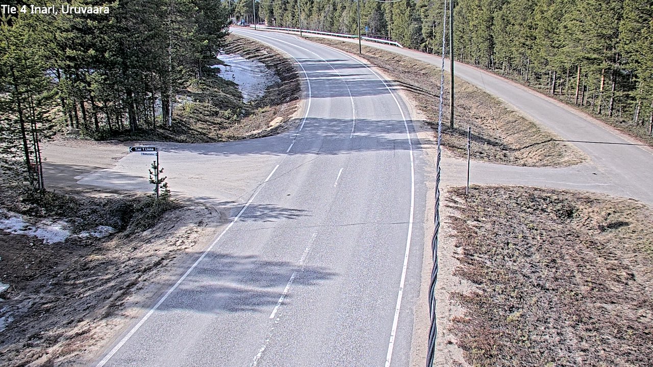 Weather Camera Image Road 4 Inari, Uruvaara, Inari, Lappi