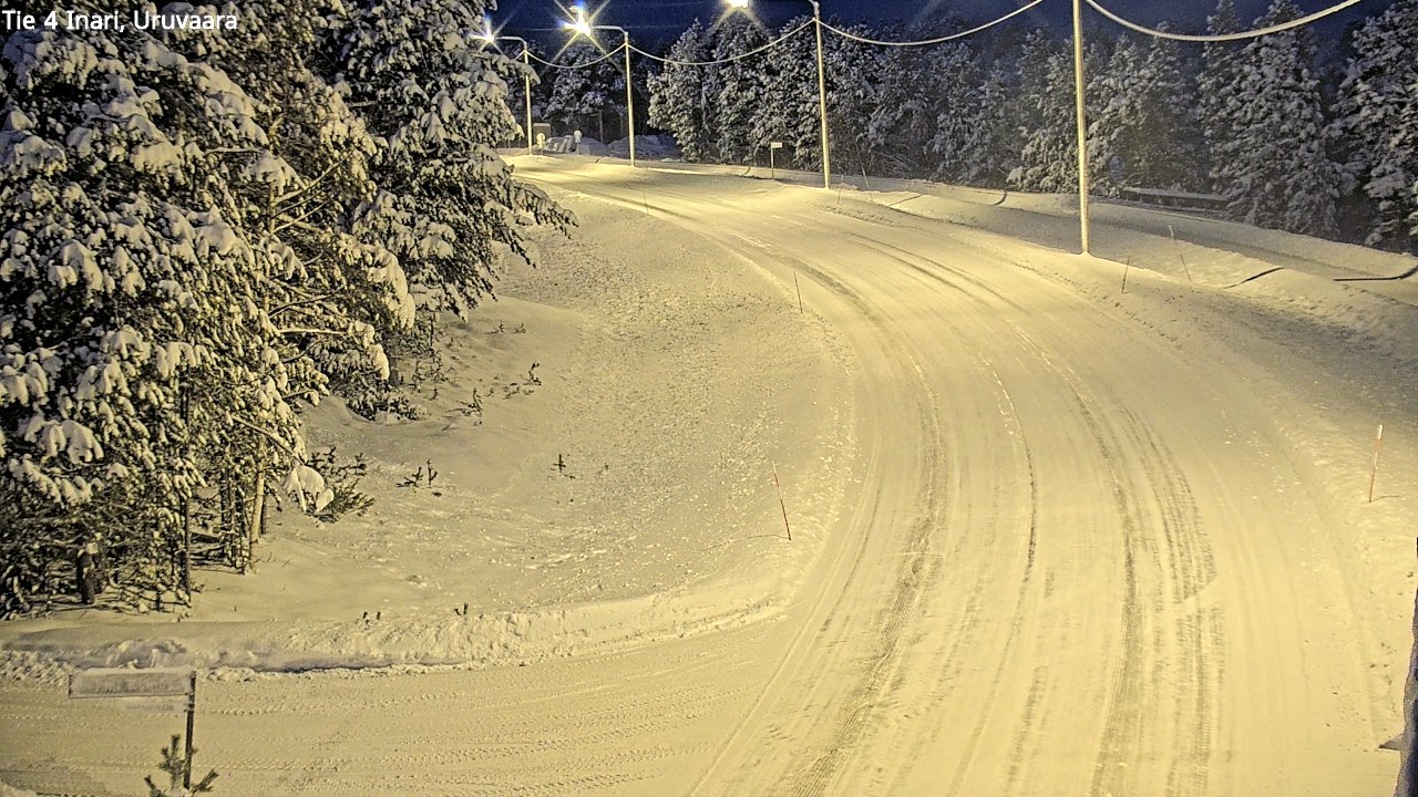 Weather Camera Image Road 4 Inari, Uruvaara, Inari, Lappi