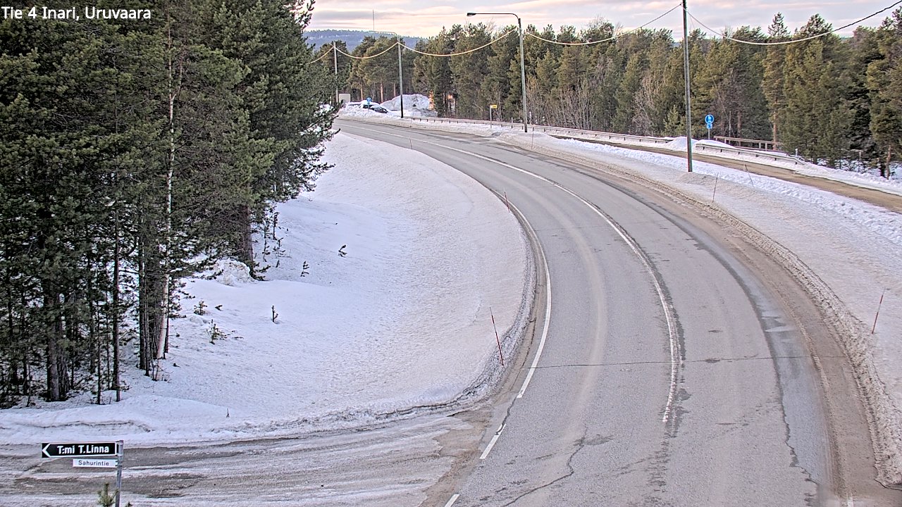 Kelikamerat Kuva Tie 4 Inari, Uruvaara, Inari, Lappi