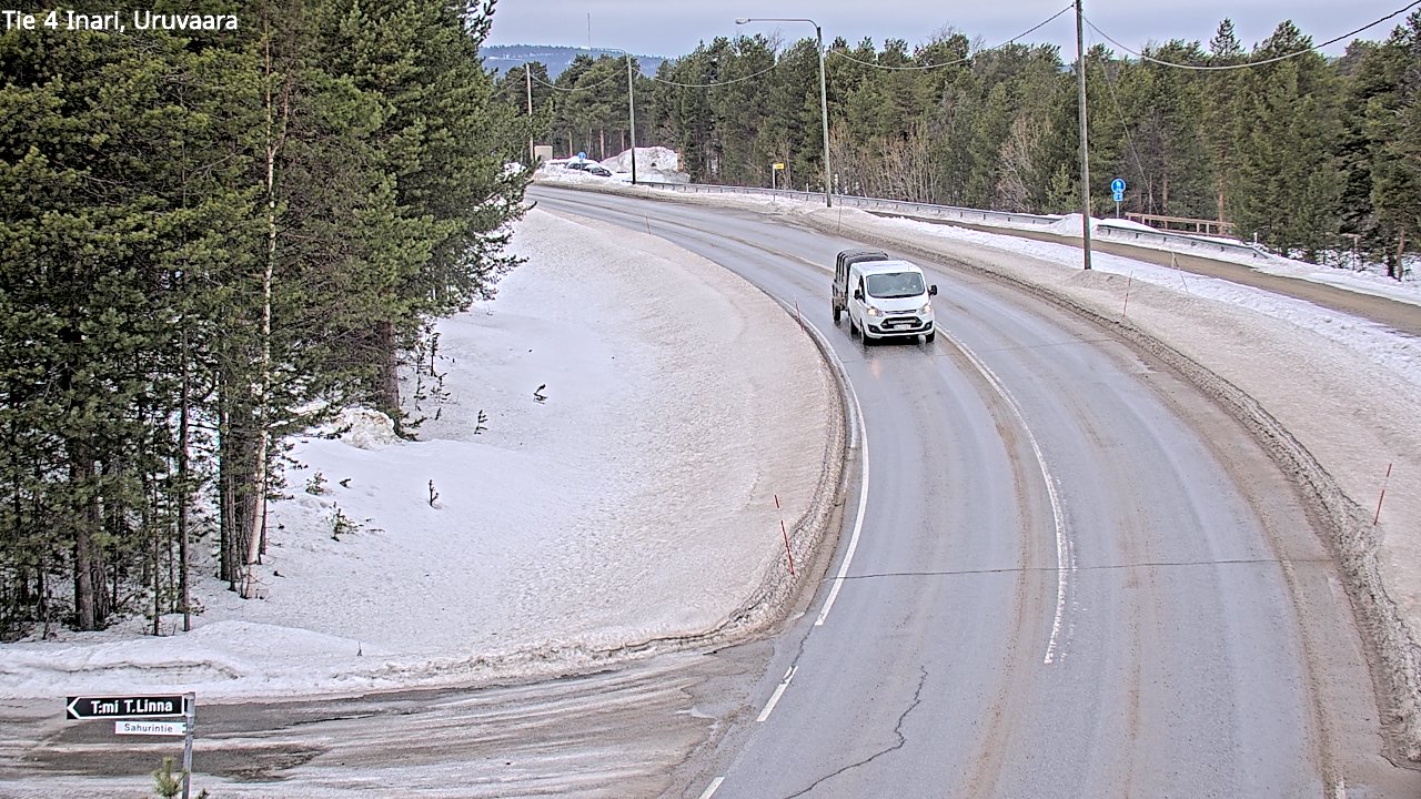 Weather Camera Image Road 4 Inari, Uruvaara, Inari, Lappi