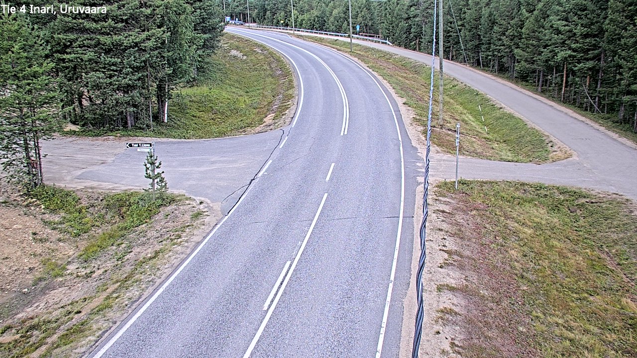 Weather Camera Image Road 4 Inari, Uruvaara, Inari, Lappi