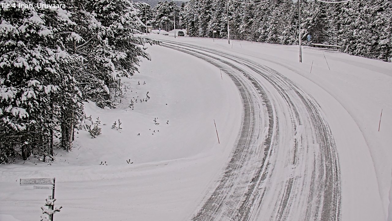 Kelikamerat Kuva Tie 4 Inari, Uruvaara, Inari, Lappi