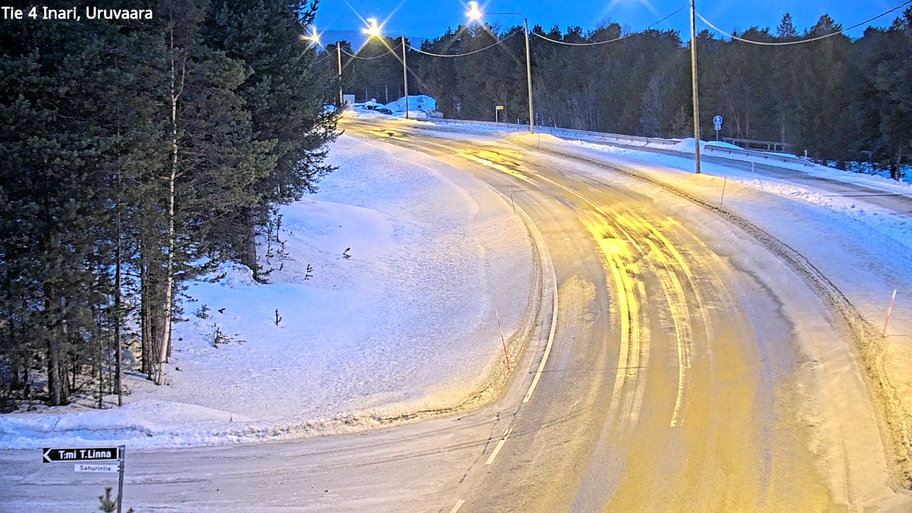 Kelikamerat Kuva Tie 4 Inari, Uruvaara, Inari, Lappi