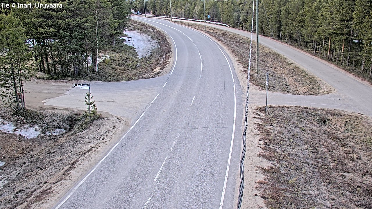 Weather Camera Image Road 4 Inari, Uruvaara, Inari, Lappi