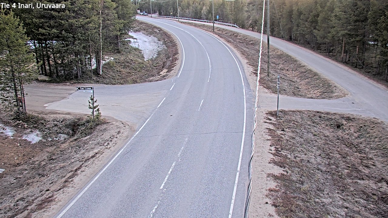 Weather Camera Image Road 4 Inari, Uruvaara, Inari, Lappi