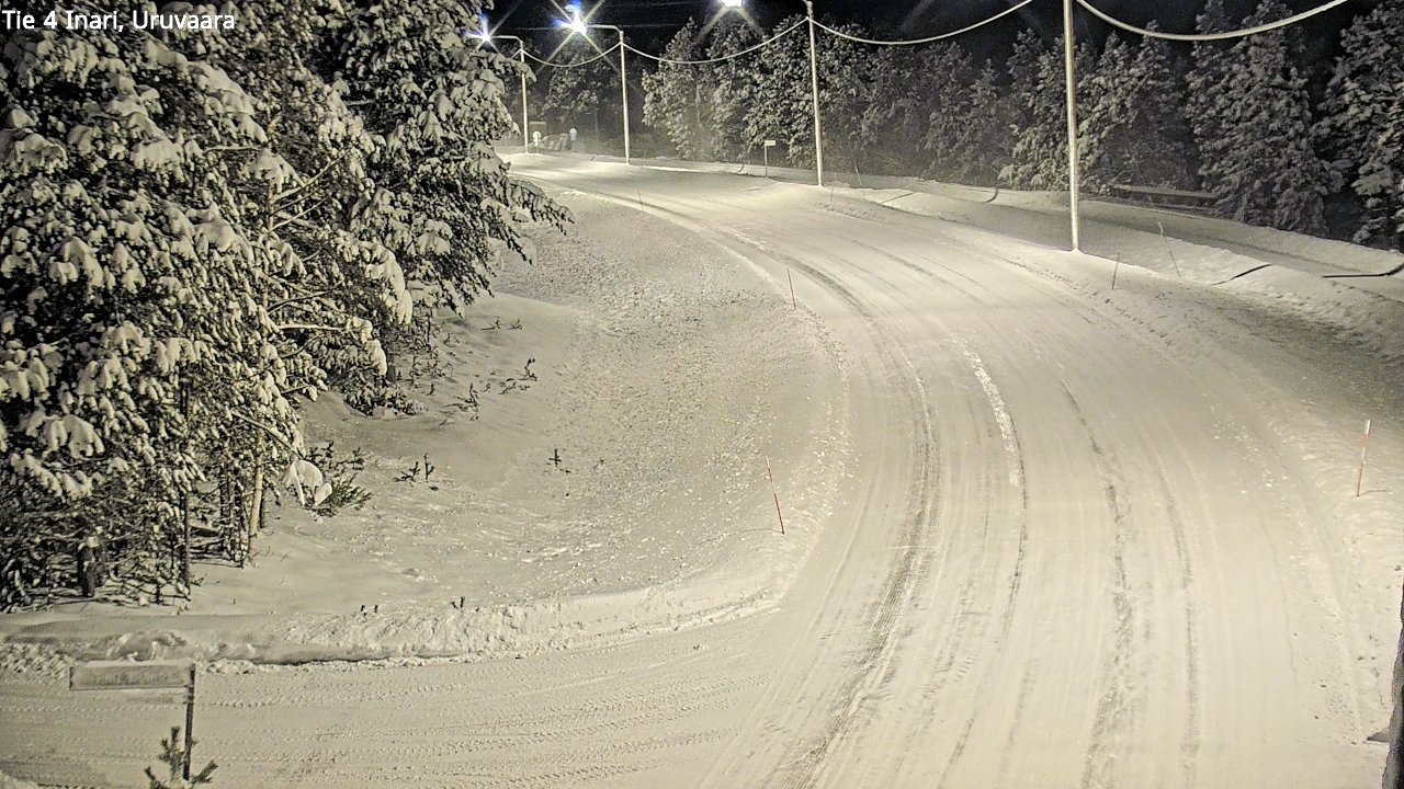Weather Camera Image Road 4 Inari, Uruvaara, Inari, Lappi