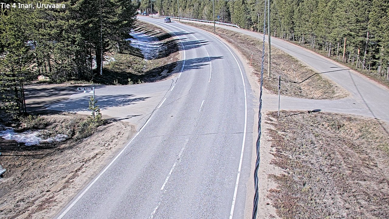 Weather Camera Image Road 4 Inari, Uruvaara, Inari, Lappi