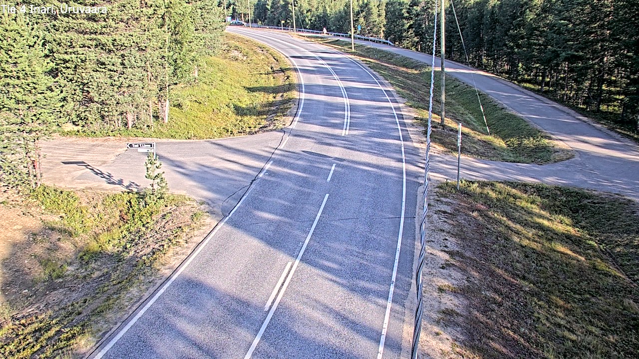 Weather Camera Image Road 4 Inari, Uruvaara, Inari, Lappi