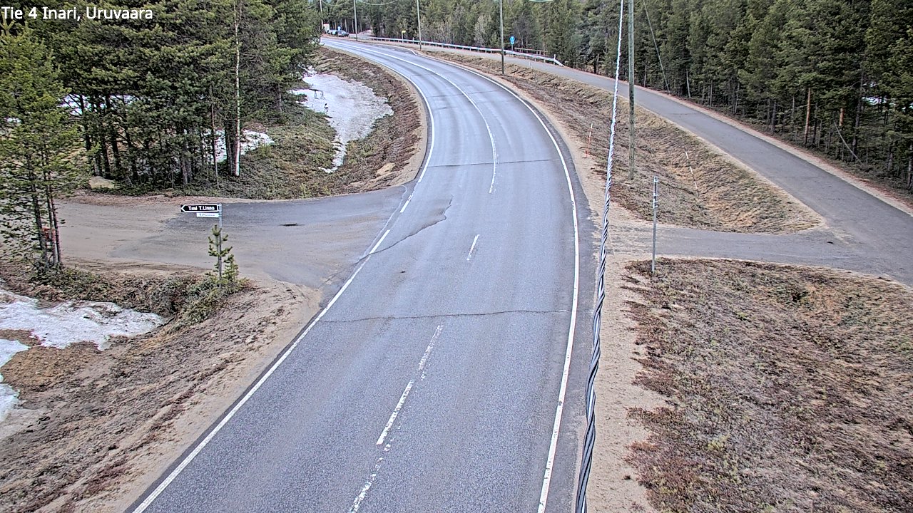 Weather Camera Image Road 4 Inari, Uruvaara, Inari, Lappi