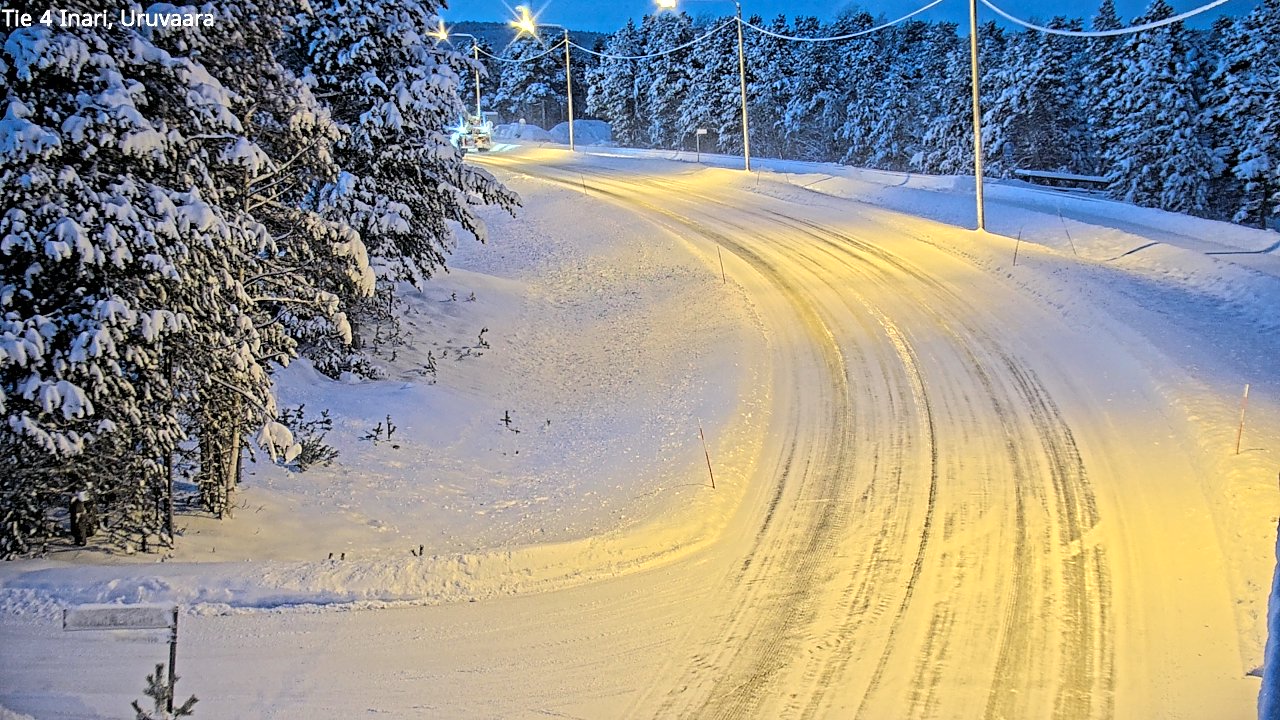 Weather Camera Image Road 4 Inari, Uruvaara, Inari, Lappi
