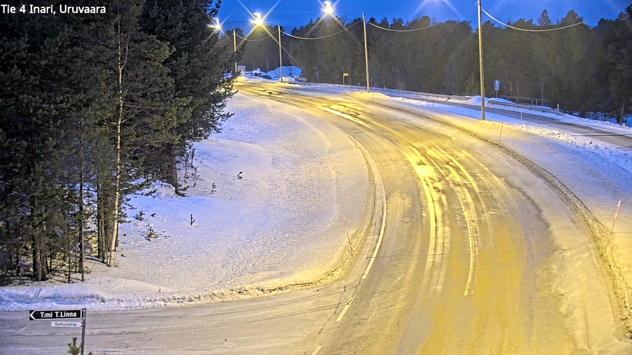 Kelikamerat Kuva Tie 4 Inari, Uruvaara, Inari, Lappi