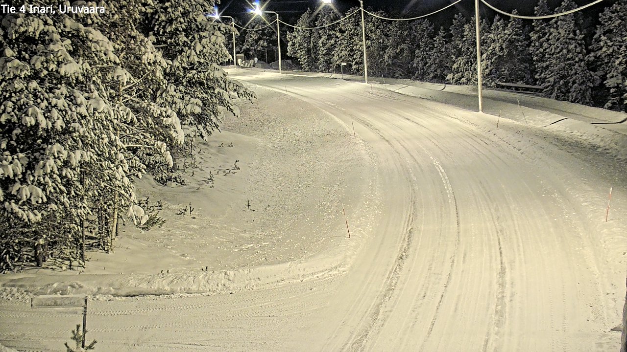 Weather Camera Image Road 4 Inari, Uruvaara, Inari, Lappi