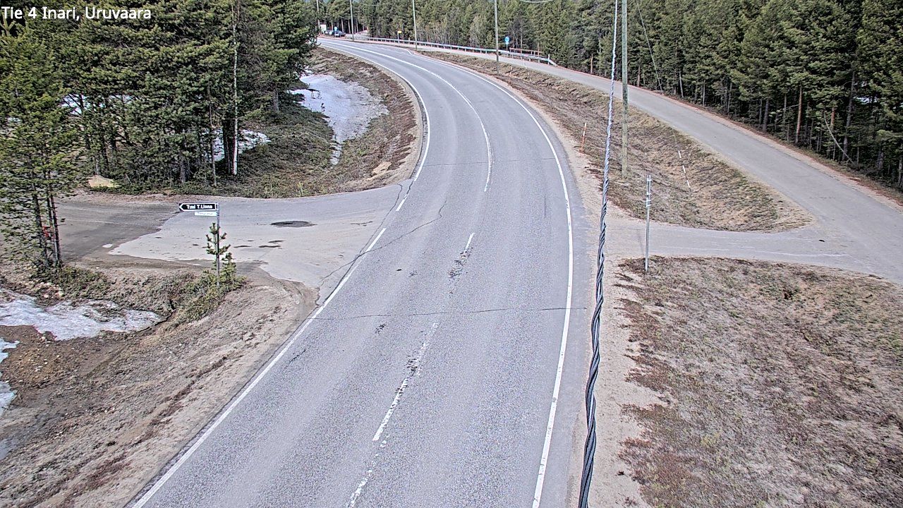 Weather Camera Image Road 4 Inari, Uruvaara, Inari, Lappi