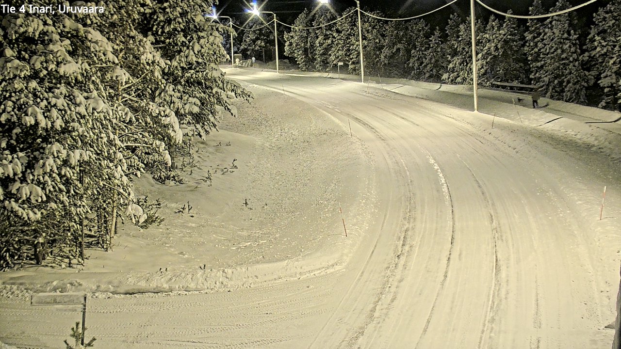 Weather Camera Image Road 4 Inari, Uruvaara, Inari, Lappi
