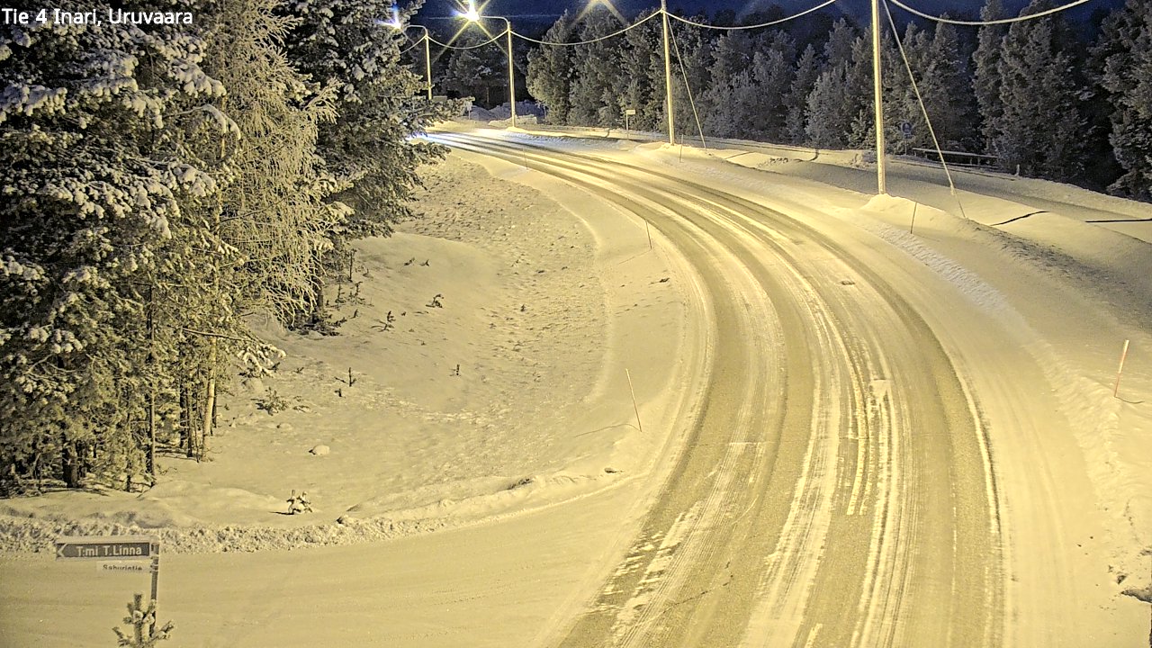 Kelikamerat Kuva Tie 4 Inari, Uruvaara, Inari, Lappi