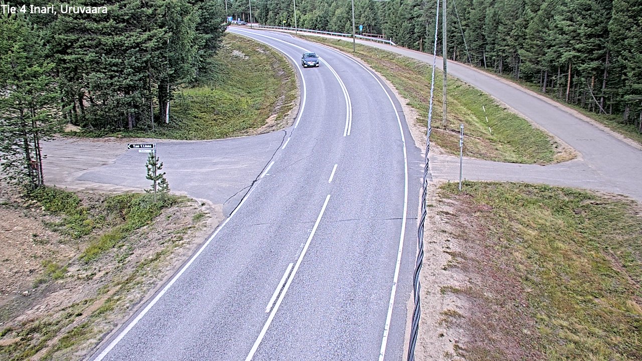 Weather Camera Image Road 4 Inari, Uruvaara, Inari, Lappi
