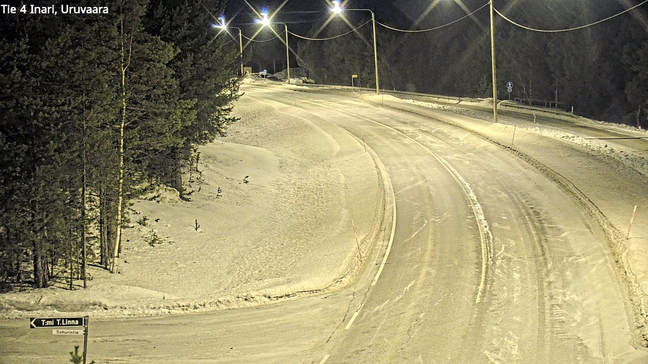Kelikamerat Kuva Tie 4 Inari, Uruvaara, Inari, Lappi