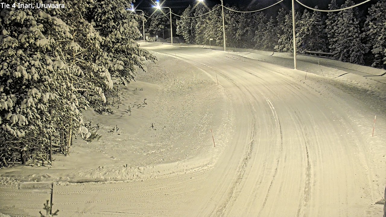 Weather Camera Image Road 4 Inari, Uruvaara, Inari, Lappi