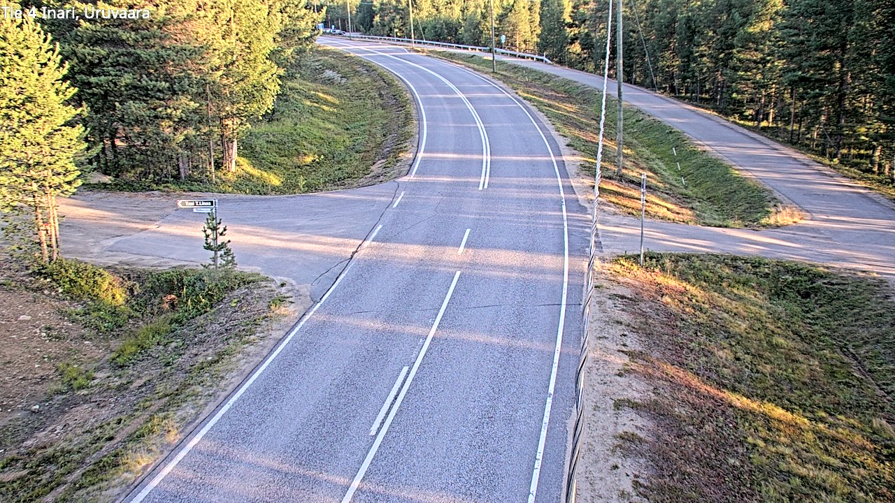 Weather Camera Image Road 4 Inari, Uruvaara, Inari, Lappi