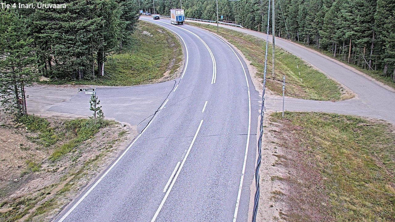 Weather Camera Image Road 4 Inari, Uruvaara, Inari, Lappi