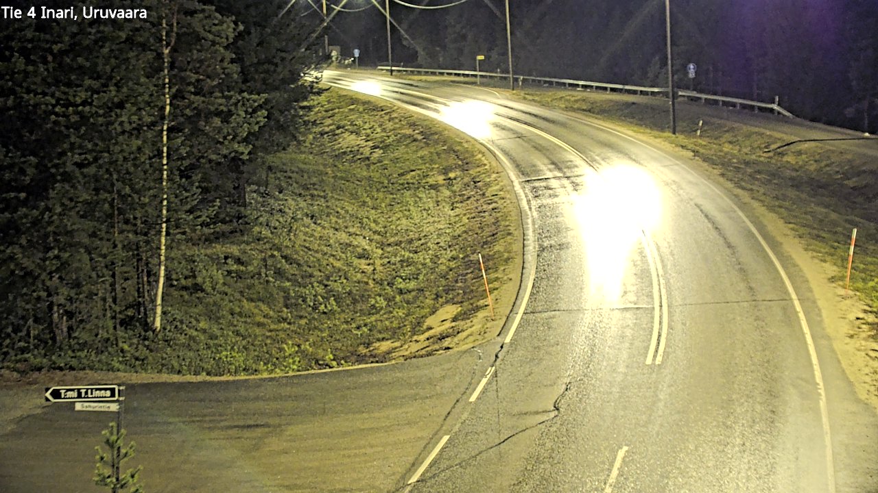 Kelikamerat Kuva Tie 4 Inari, Uruvaara, Inari, Lappi