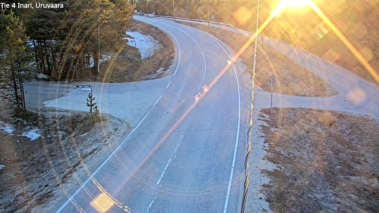 Weather Camera Image Road 4 Inari, Uruvaara, Inari, Lappi