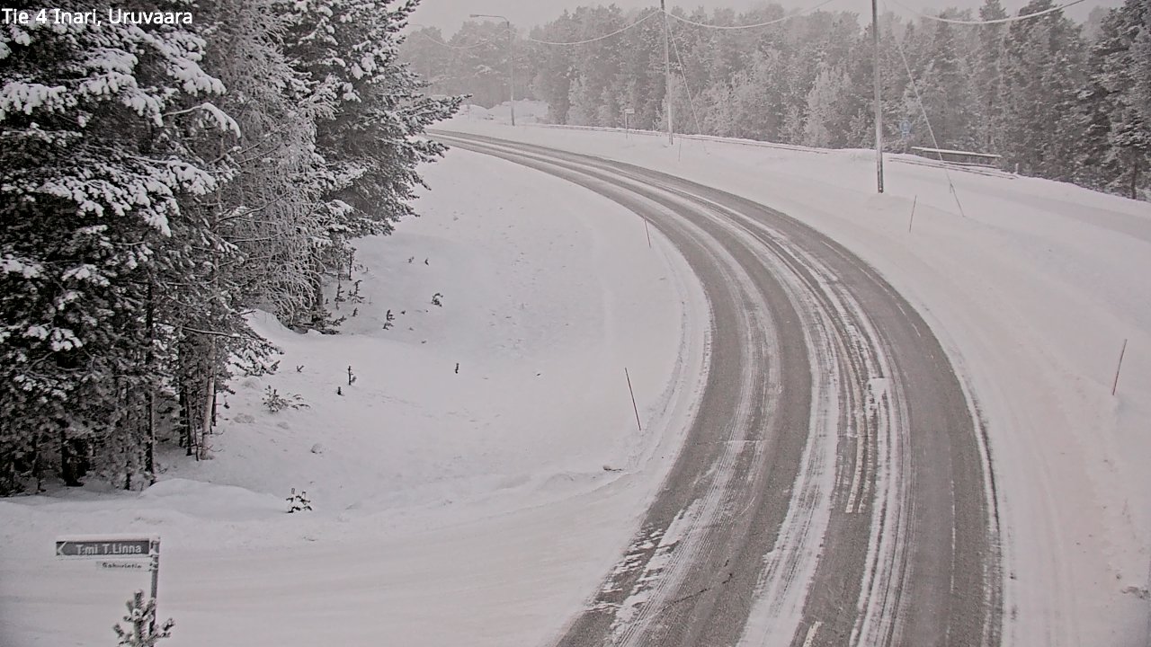Kelikamerat Kuva Tie 4 Inari, Uruvaara, Inari, Lappi