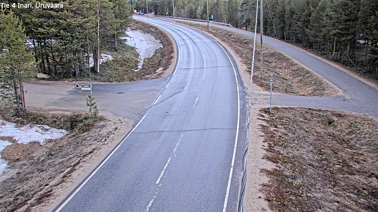 Weather Camera Image Road 4 Inari, Uruvaara, Inari, Lappi
