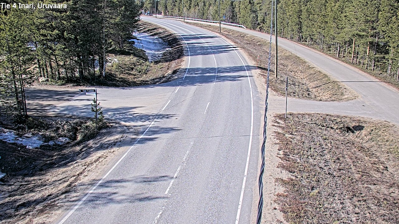 Weather Camera Image Road 4 Inari, Uruvaara, Inari, Lappi