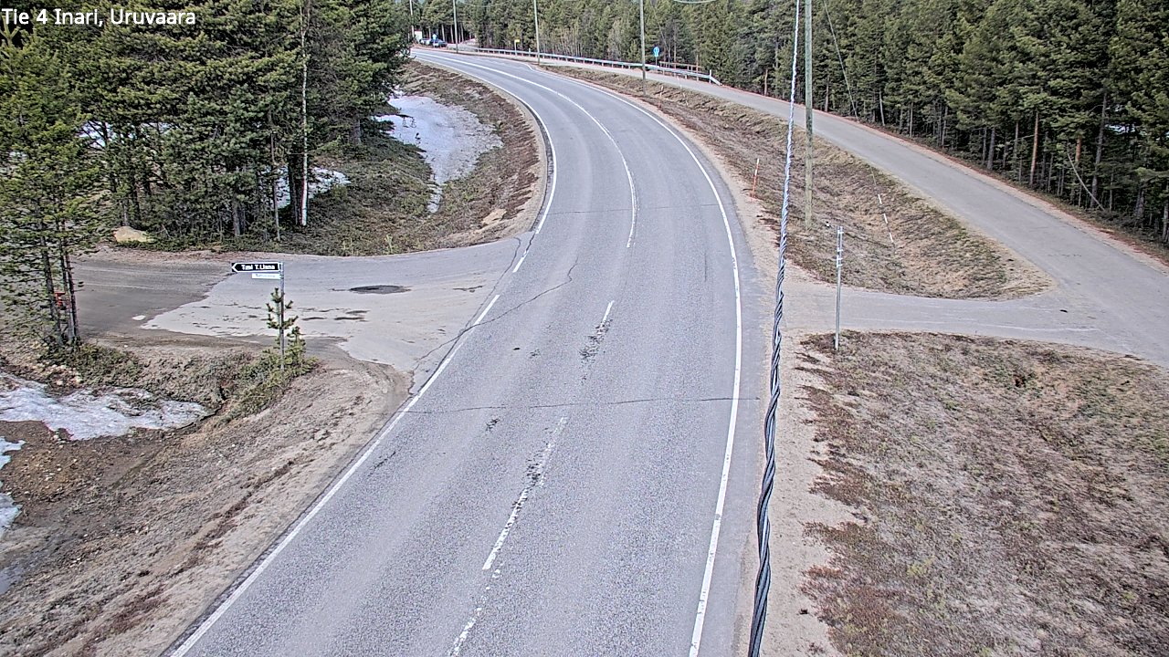 Weather Camera Image Road 4 Inari, Uruvaara, Inari, Lappi