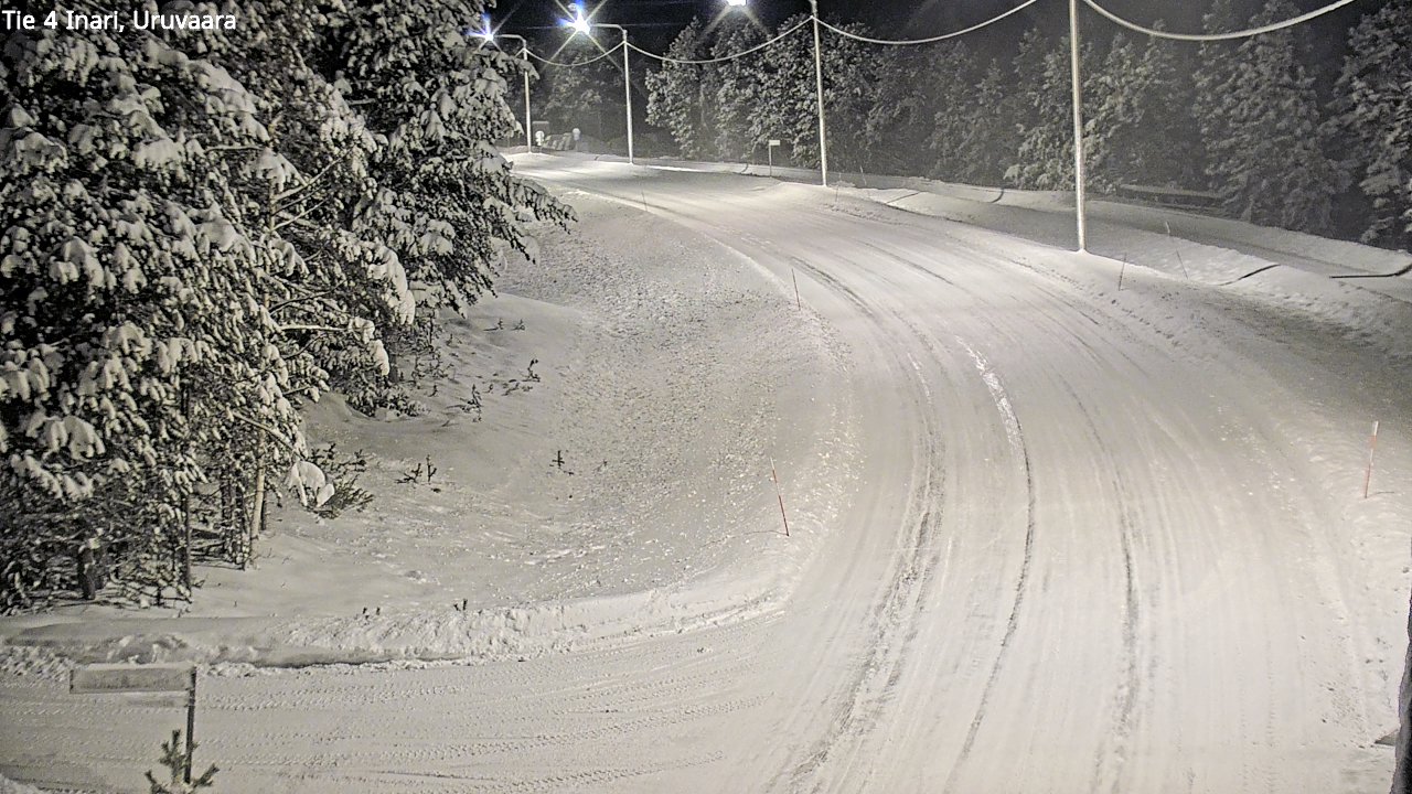 Weather Camera Image Road 4 Inari, Uruvaara, Inari, Lappi