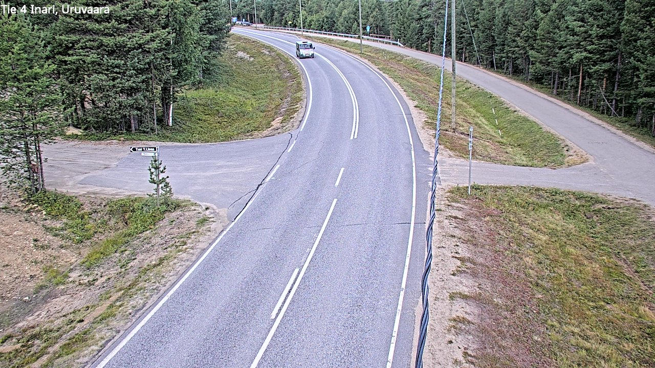 Weather Camera Image Road 4 Inari, Uruvaara, Inari, Lappi