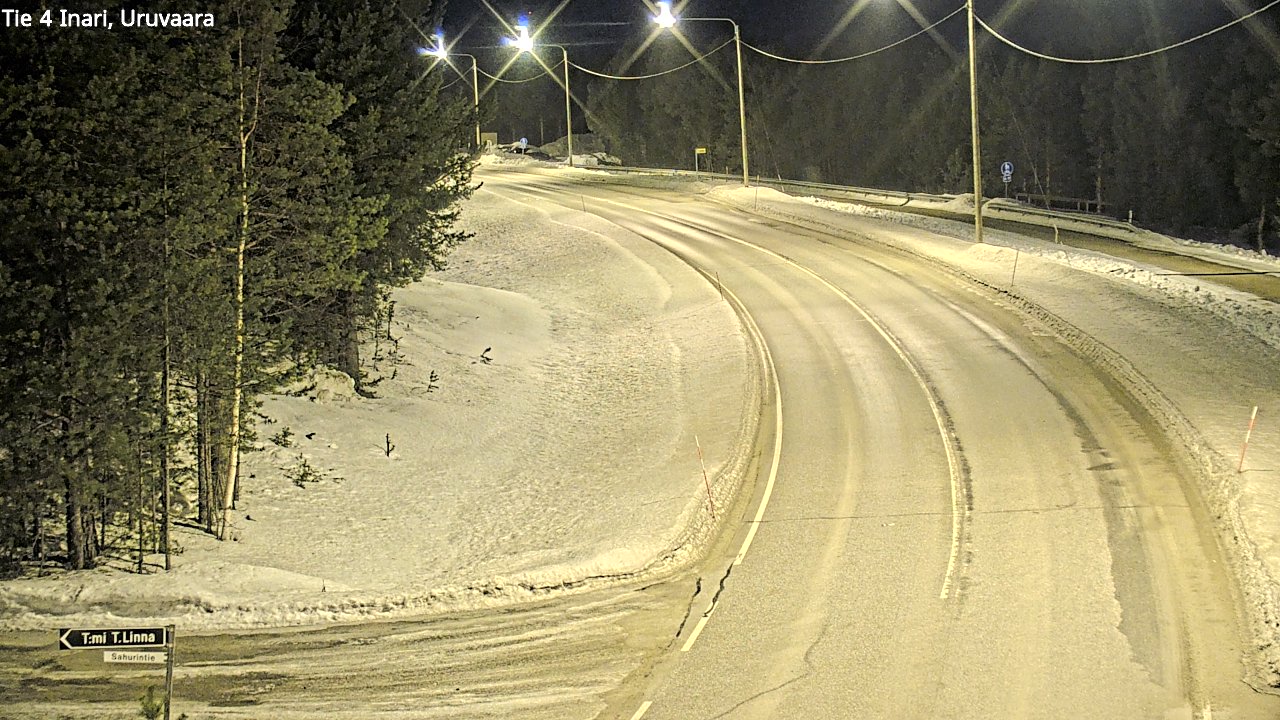 Kelikamerat Kuva Tie 4 Inari, Uruvaara, Inari, Lappi