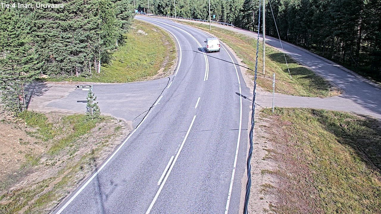 Weather Camera Image Road 4 Inari, Uruvaara, Inari, Lappi