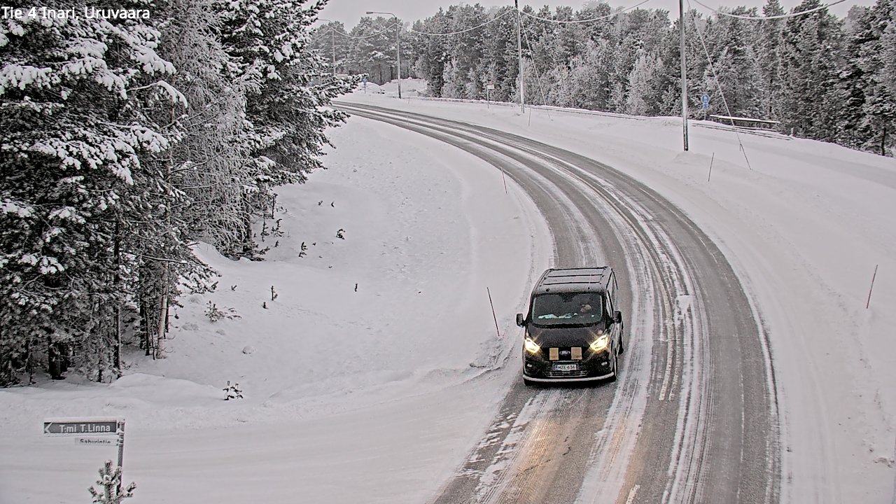 Kelikamerat Kuva Tie 4 Inari, Uruvaara, Inari, Lappi