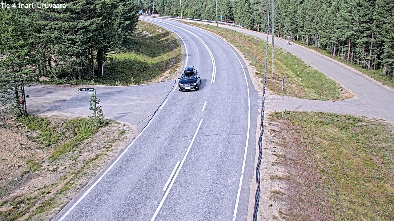 Weather Camera Image Road 4 Inari, Uruvaara, Inari, Lappi