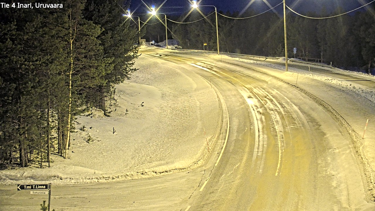 Kelikamerat Kuva Tie 4 Inari, Uruvaara, Inari, Lappi
