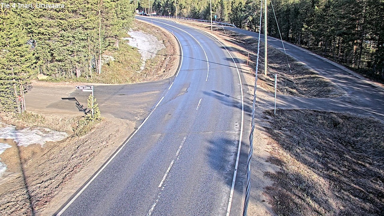 Weather Camera Image Road 4 Inari, Uruvaara, Inari, Lappi