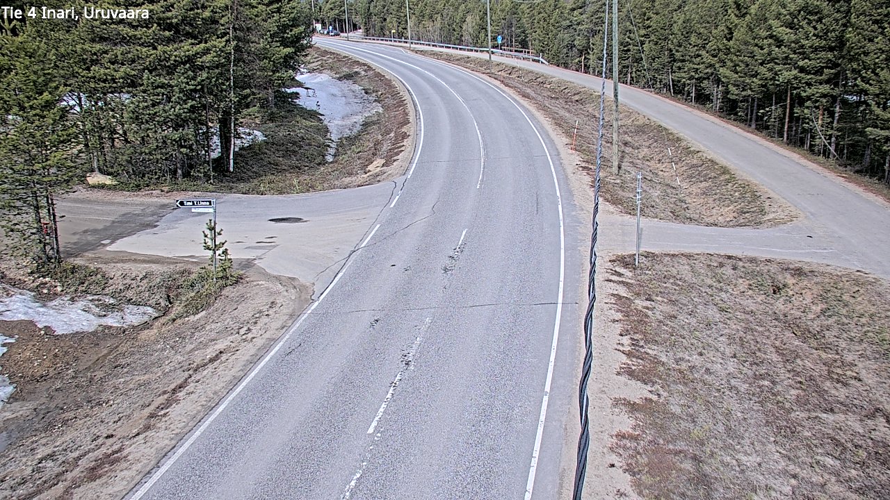 Weather Camera Image Road 4 Inari, Uruvaara, Inari, Lappi