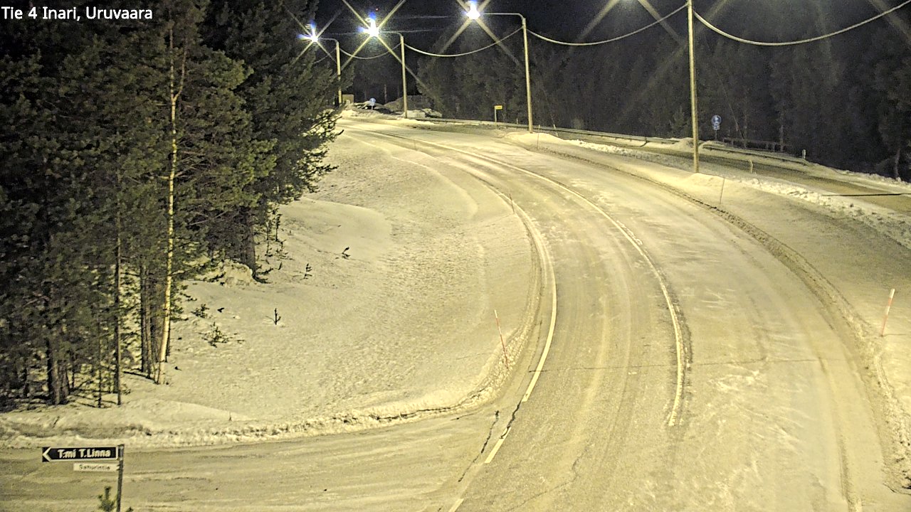 Kelikamerat Kuva Tie 4 Inari, Uruvaara, Inari, Lappi