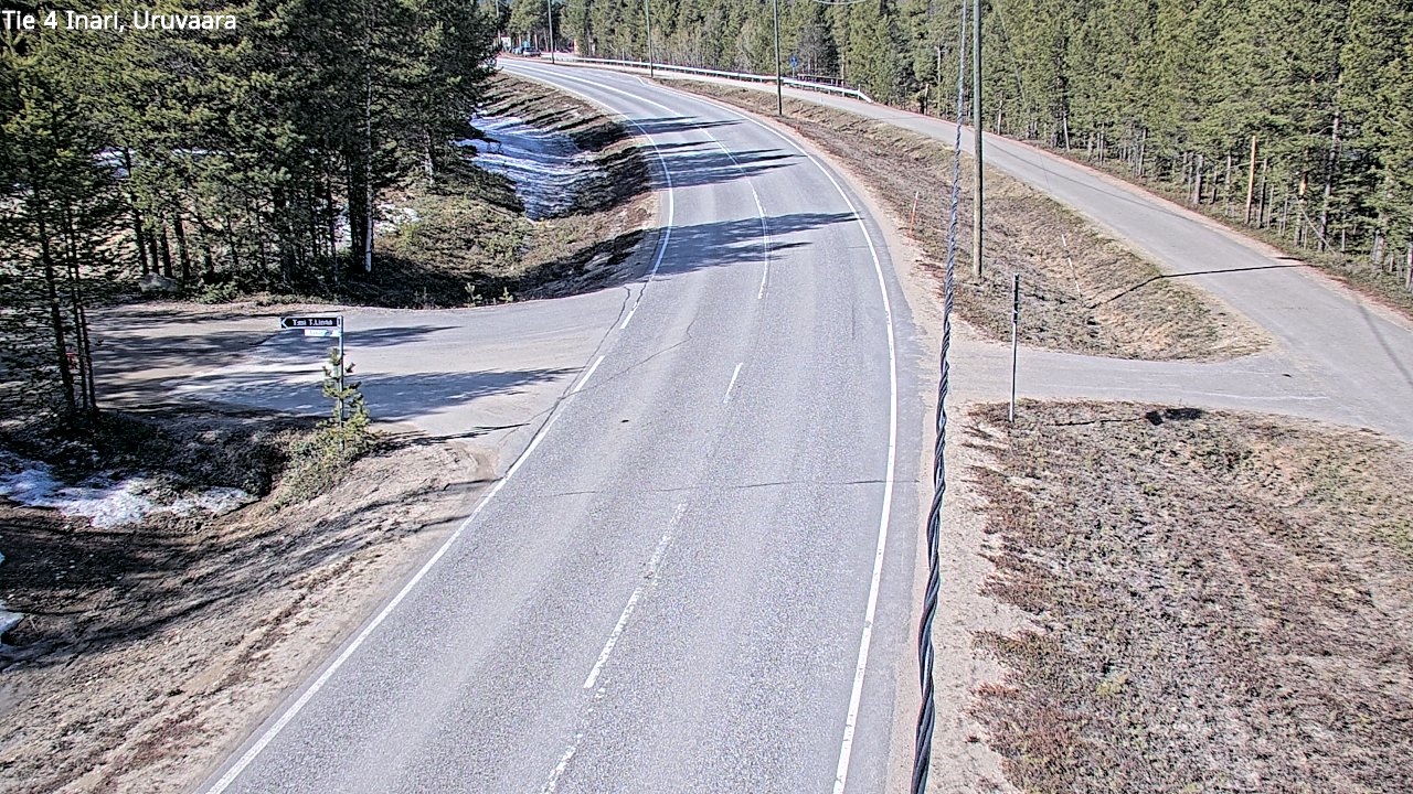 Weather Camera Image Road 4 Inari, Uruvaara, Inari, Lappi