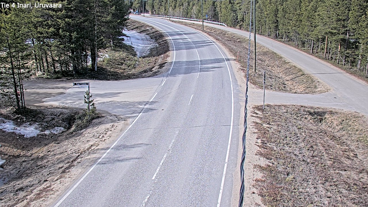 Weather Camera Image Road 4 Inari, Uruvaara, Inari, Lappi