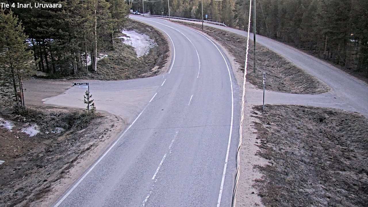 Weather Camera Image Road 4 Inari, Uruvaara, Inari, Lappi